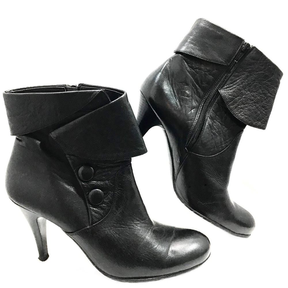 “Roberto” Heeled Ankle Boot Sz-9